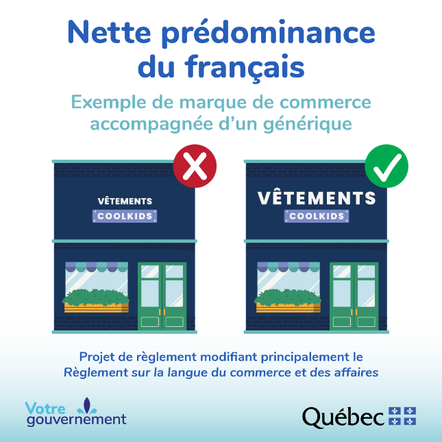 Public signs, posters and commercial advertising in Québec