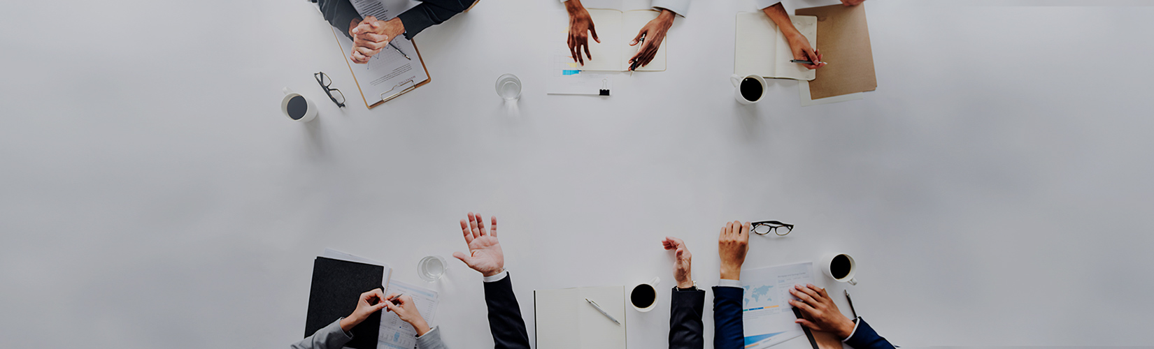 People in a meeting